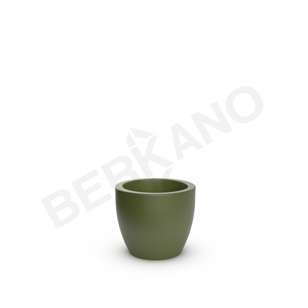 Кашпо Tigel 27 DB темно-зеленого цвета - фото 1