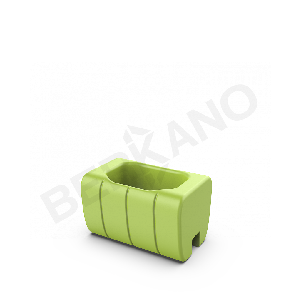 Кашпо-соединитель Y-seat longer DB зеленого цвета - фото 1