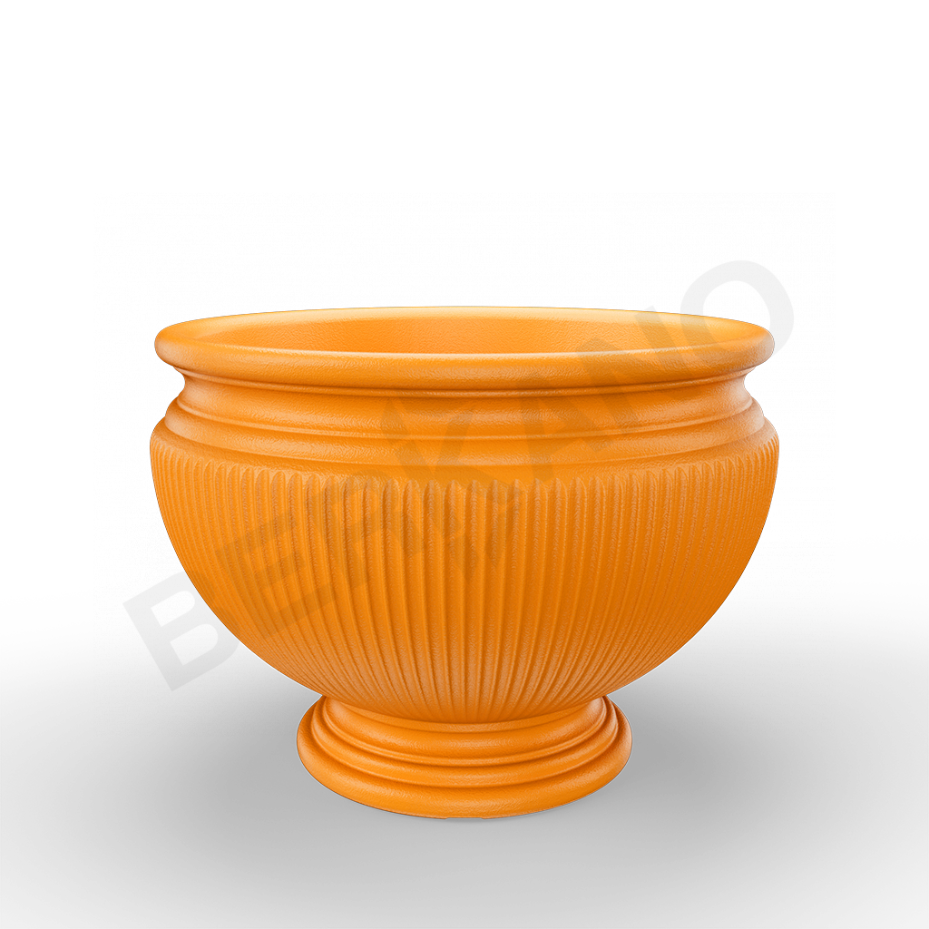 Кашпо Attica 30 оранжевого цвета - фото 1