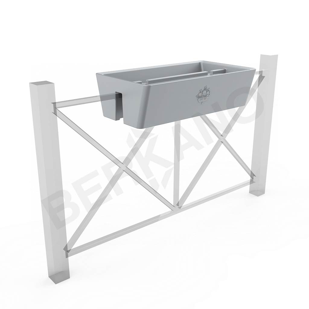 Кашпо Pabellon 27 серого цвета - фото 1