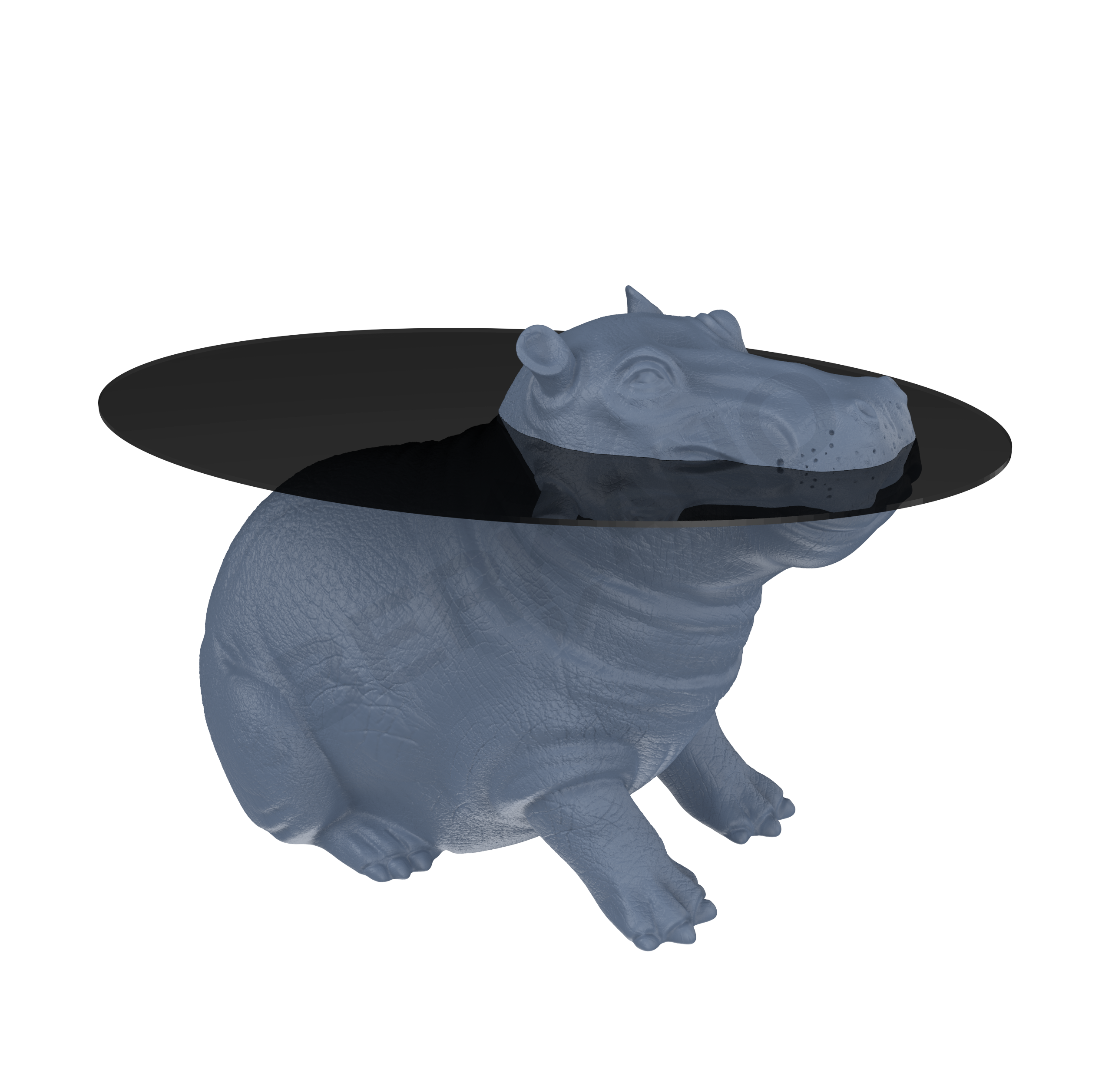 Стол HIPPO синего цвета - фото 1