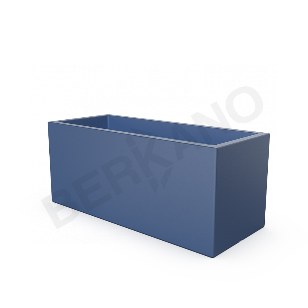 Кашпо Cubric 120*50 DB синего цвета - фото 1