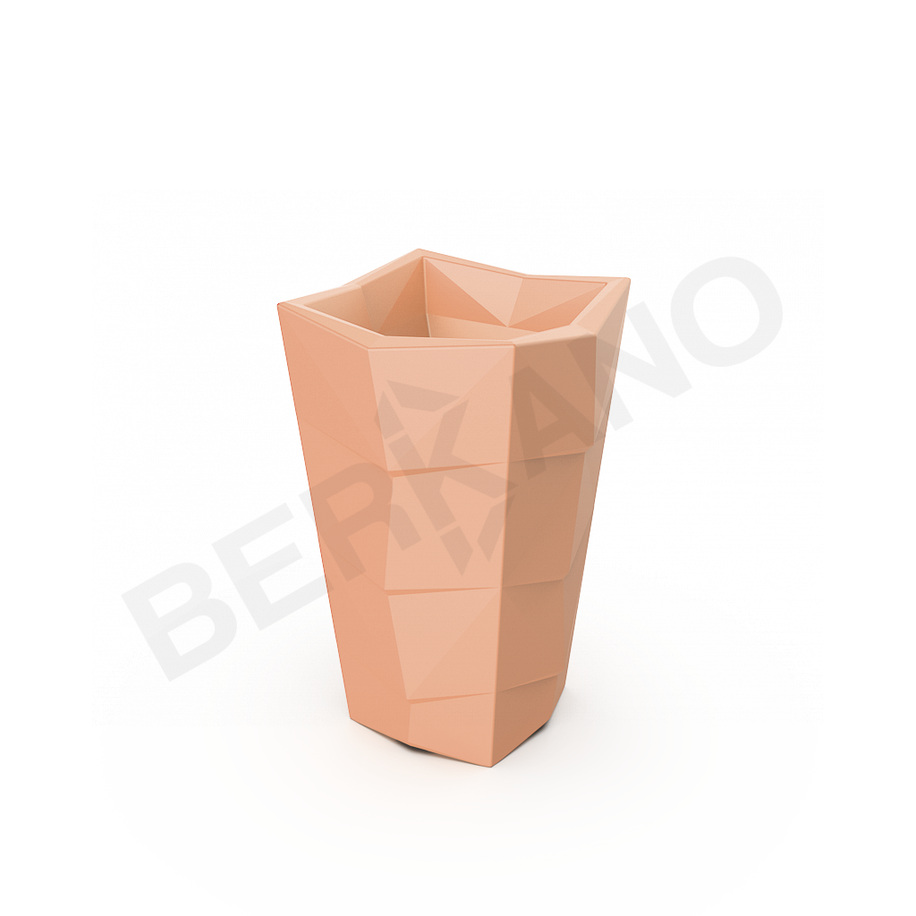 Кашпо Agava 85 DB терракотового цвета - фото 1