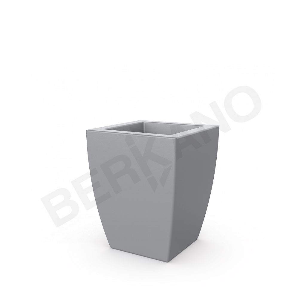 Кашпо Tenero 50 серого цвета - фото 1