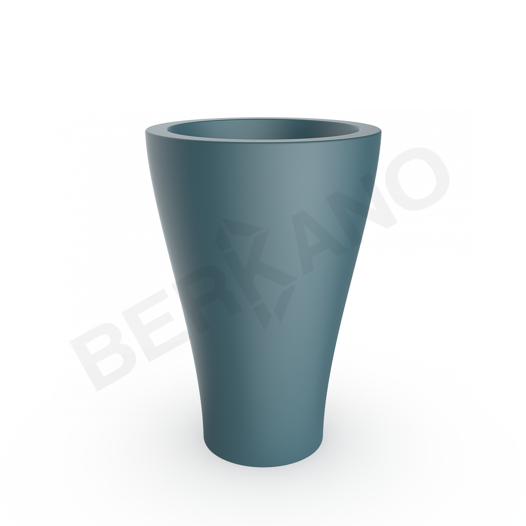 Кашпо Vetro 100 бирюзового цвета - фото 1