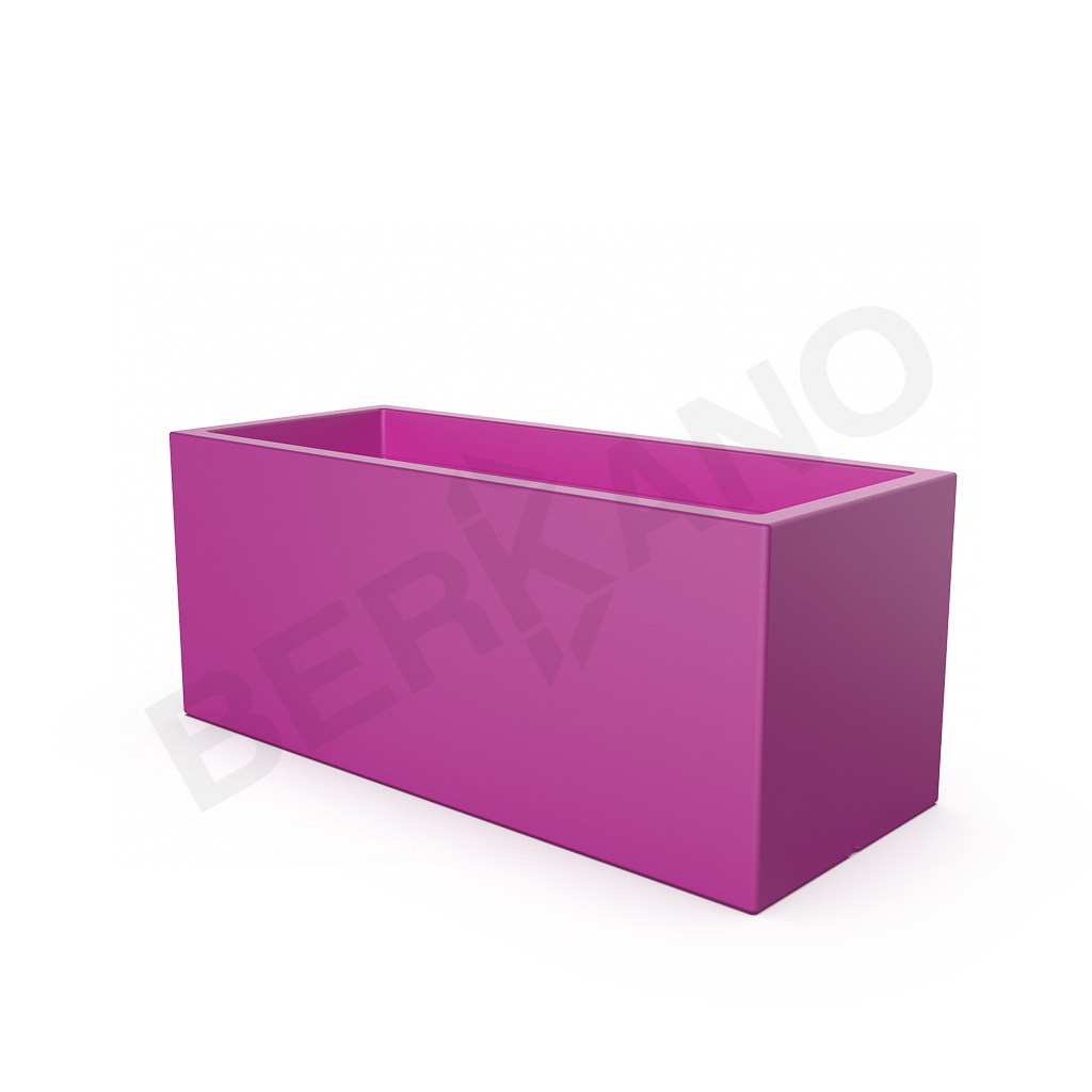 Кашпо Cubric 120*50 фиолетового цвета - фото 1