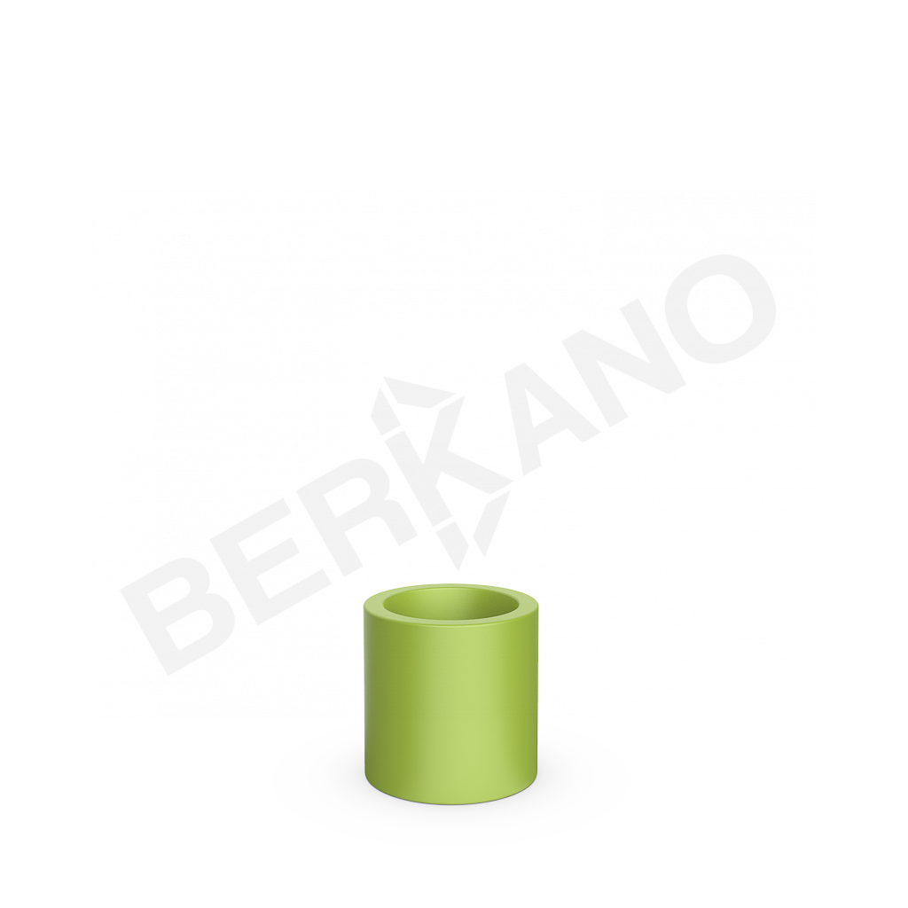 Кашпо Cilindro 30 зеленого цвета - фото 1
