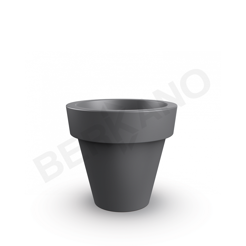Кашпо classic 90 DB графитового цвета - фото 1