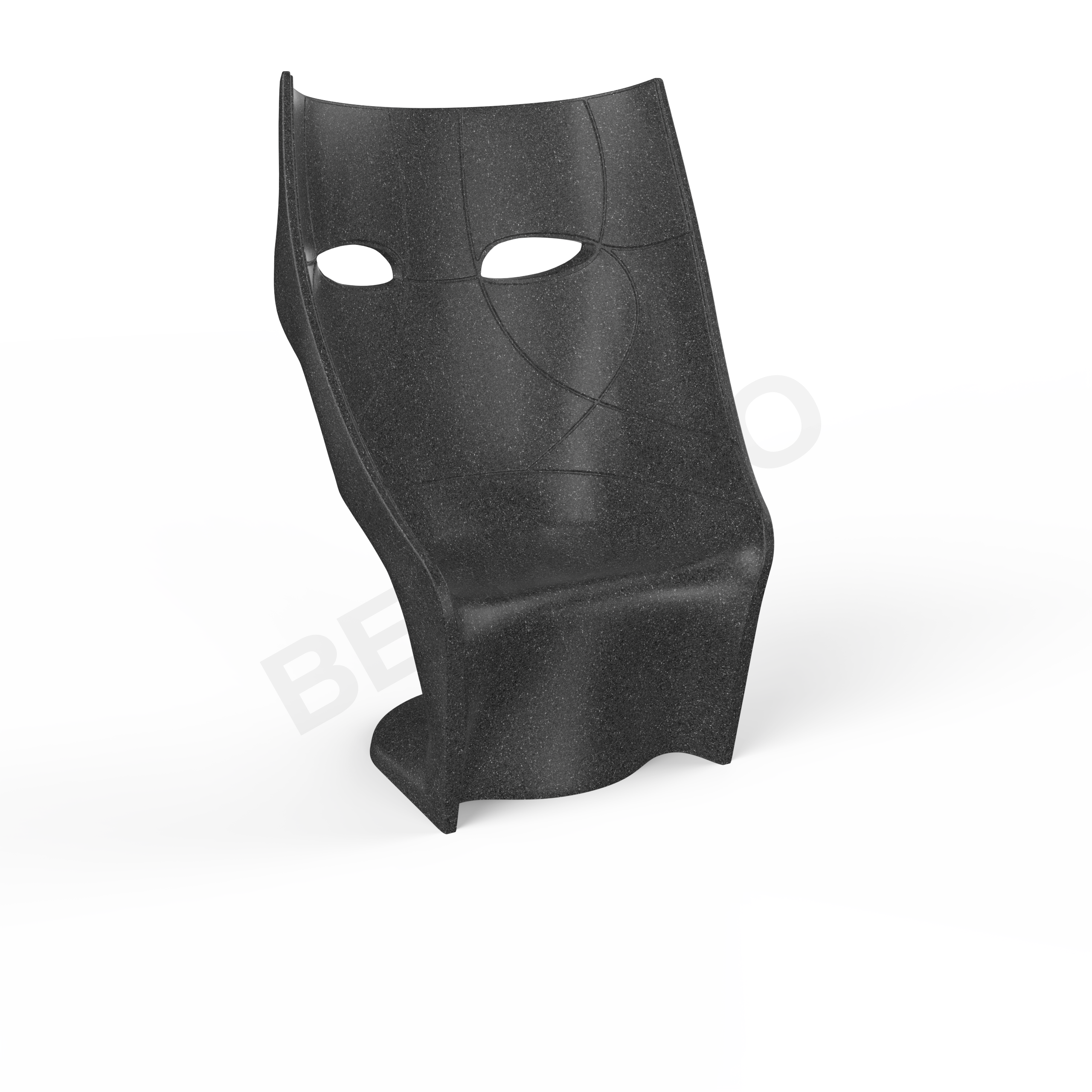 Кресло SOMF M цвета черный гранит - фото 2