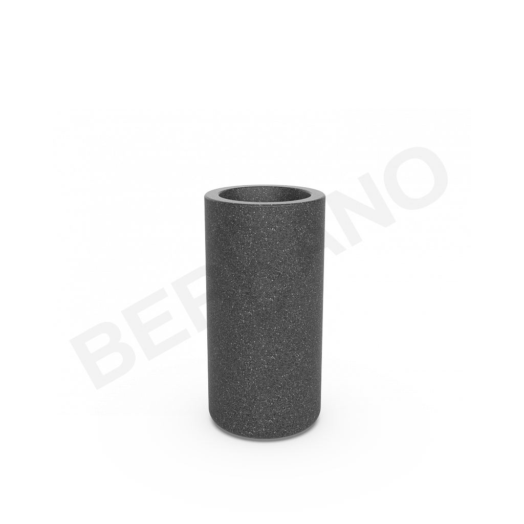 Кашпо Smoov Planter Cylinder DB цвета черный гранит - фото 1