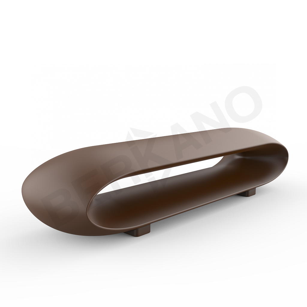 Скамейка Hoop коричневого цвета - фото 1