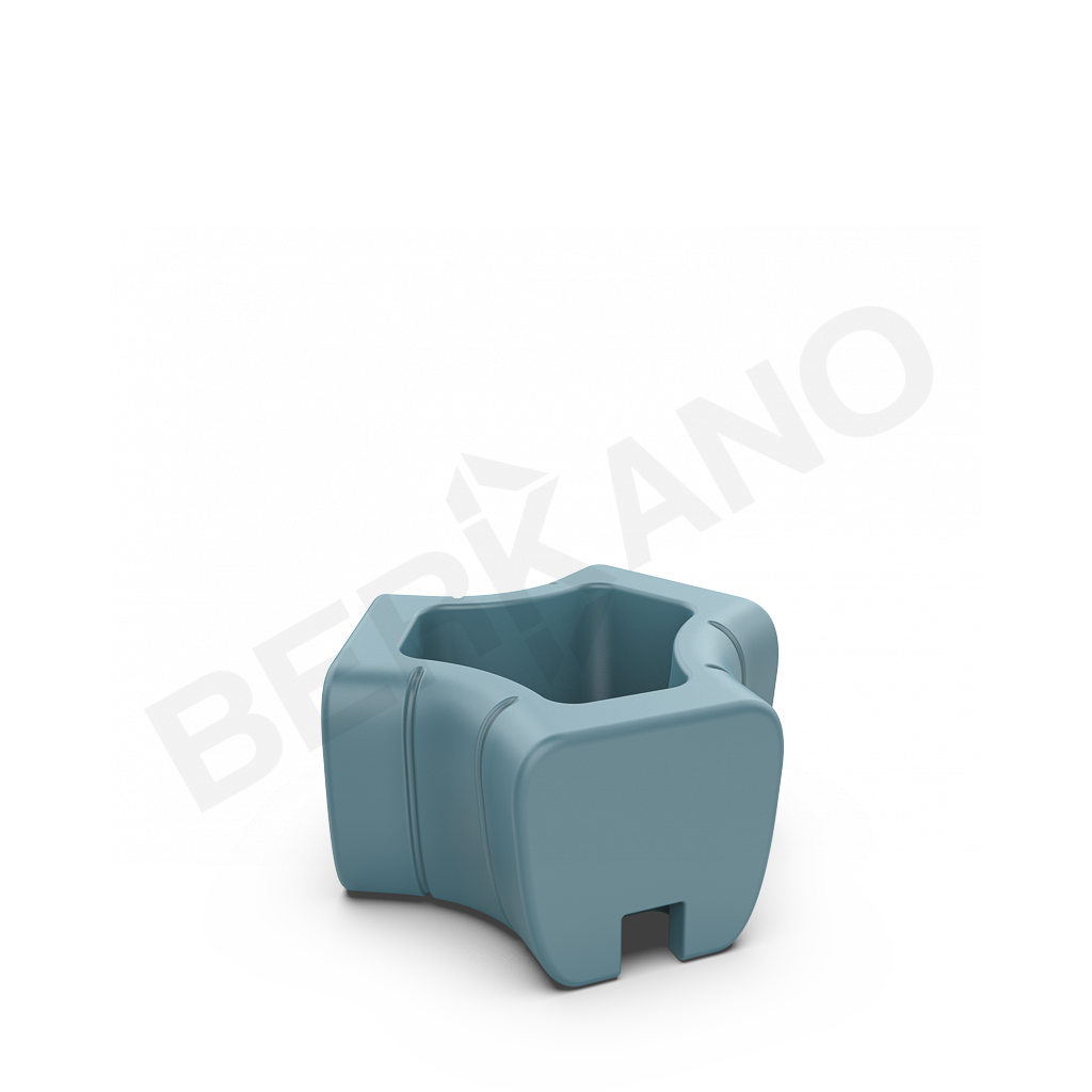 Кашпо-соединитель Y-seat connect DB бирюзового цвета - фото 1