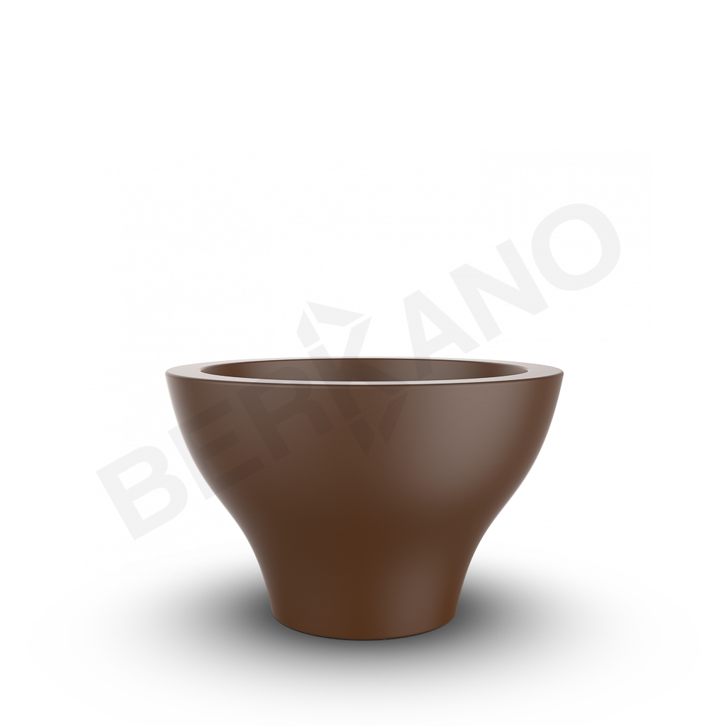 Кашпо Vetro 40 DB коричневого цвета - фото 1