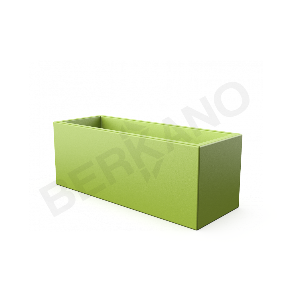 Кашпо Cubric 30*80 DB зеленого цвета - фото 1