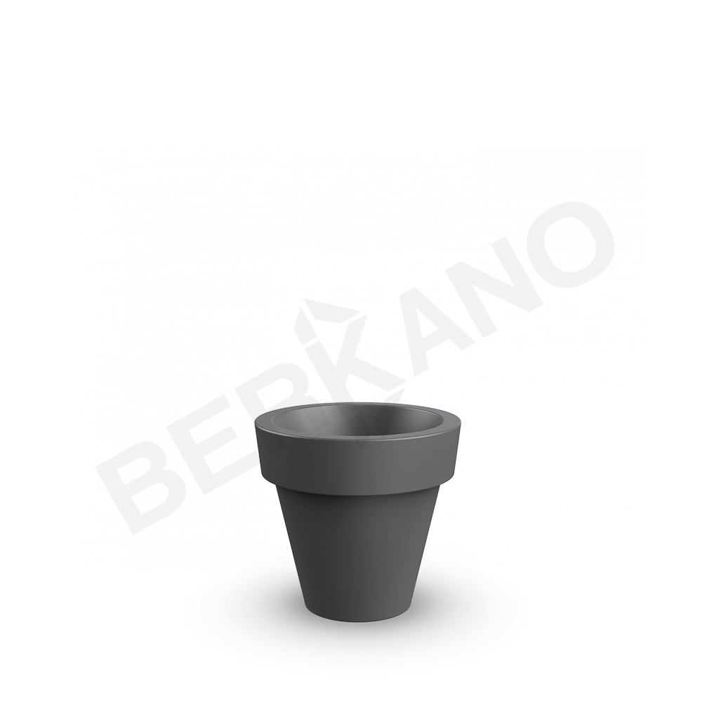 Кашпо classic 60 DB графитового цвета - фото 1
