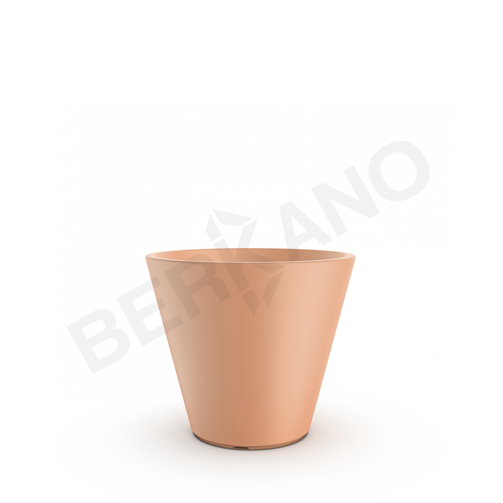 Кашпо Bliss 42 терракотового цвета - фото 1