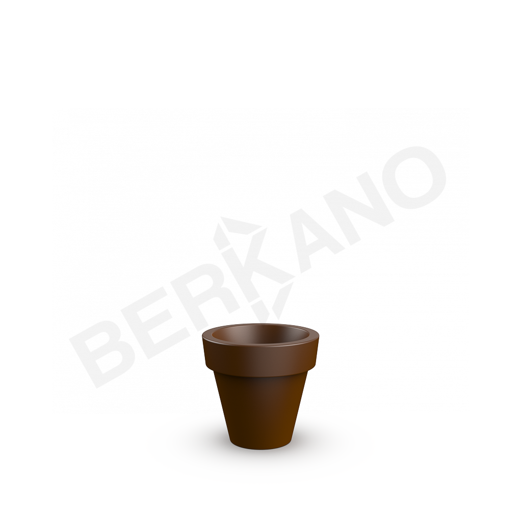 Кашпо classic 45 коричневого цвета - фото 1