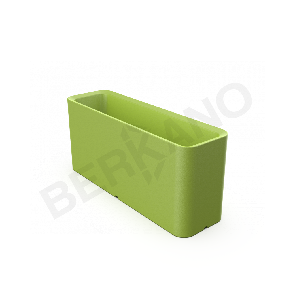 Кашпо Vittorio 40 DB зеленого цвета - фото 1