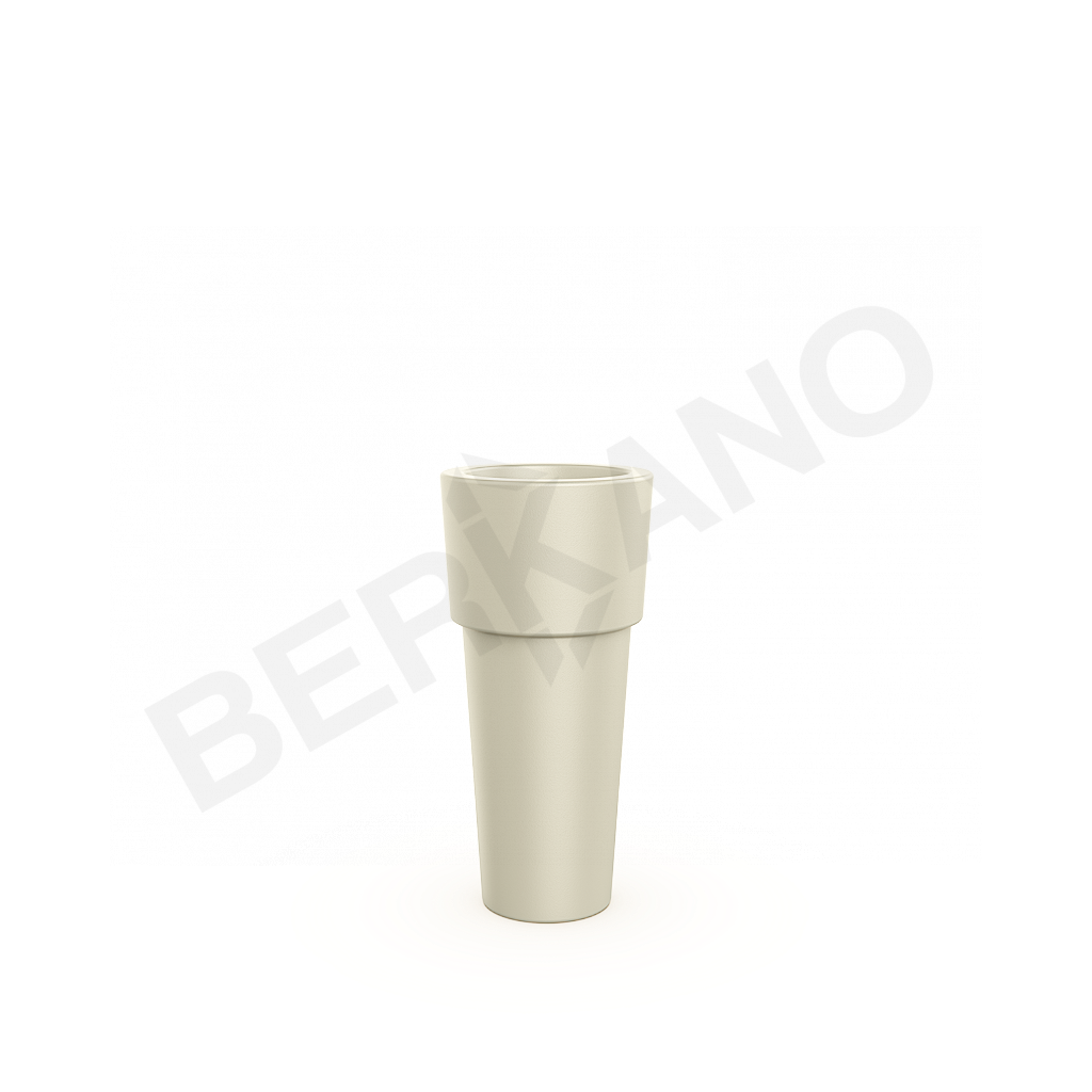 Кашпо Ray 60 DB бежевого цвета - фото 1