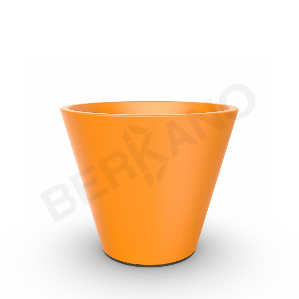 Кашпо Bliss 65 DB оранжевого цвета - фото 1