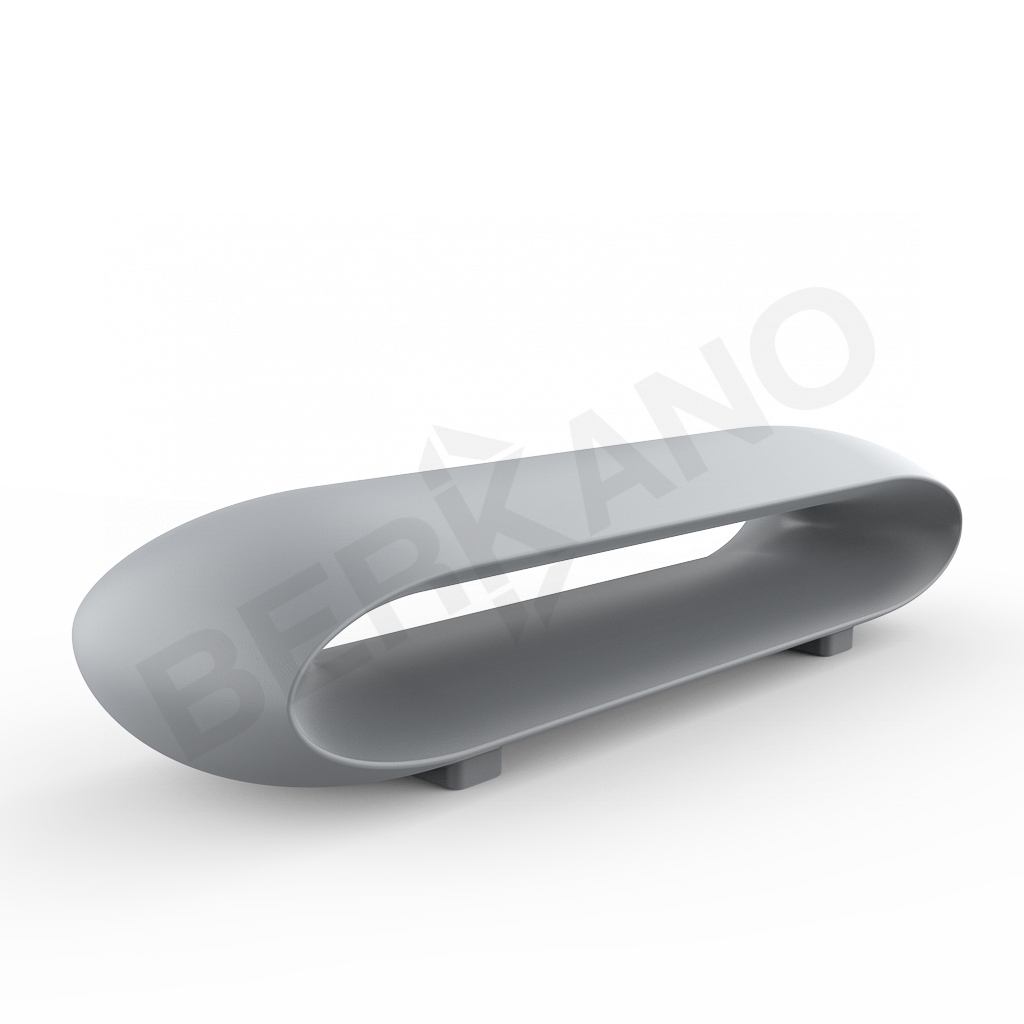 Скамейка Hoop серого цвета - фото 1