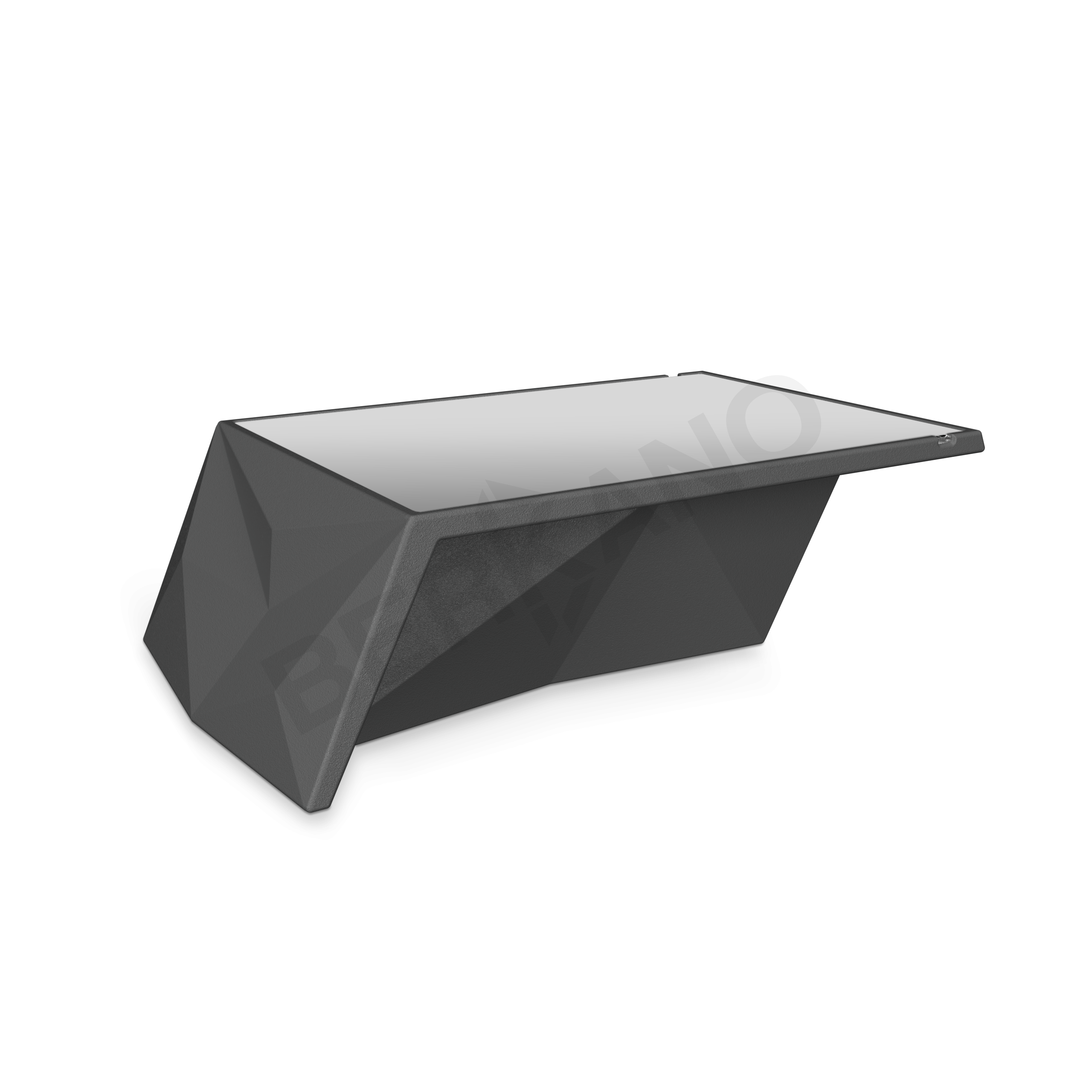 Стол Quaro со стеклом черного цвета - фото 1