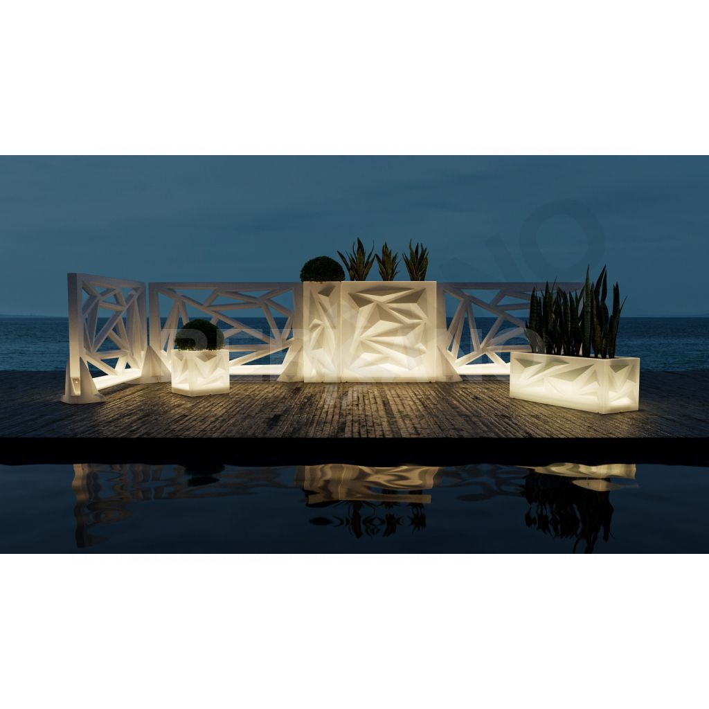 Кашпо Icelandic Vertical DB Black Granite - фото 4