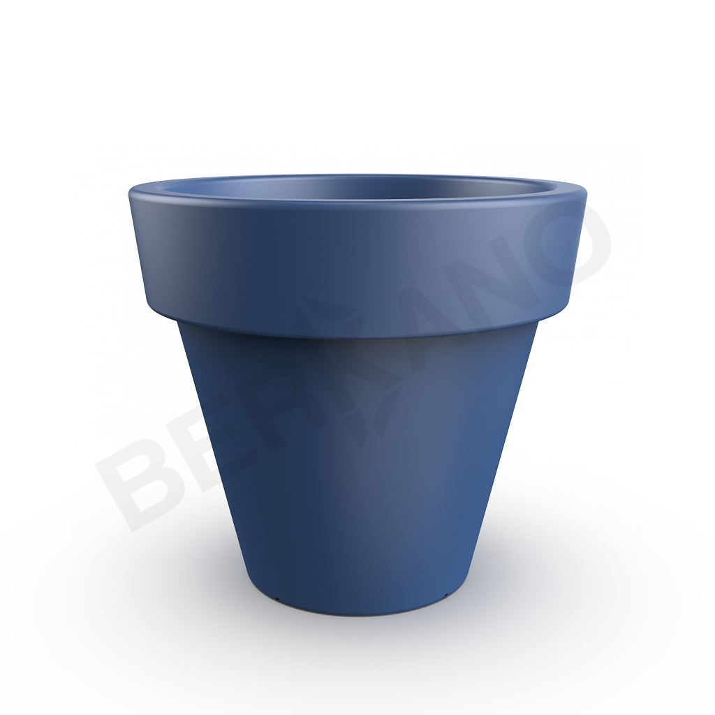 Кашпо classic 150 синего цвета - фото 1