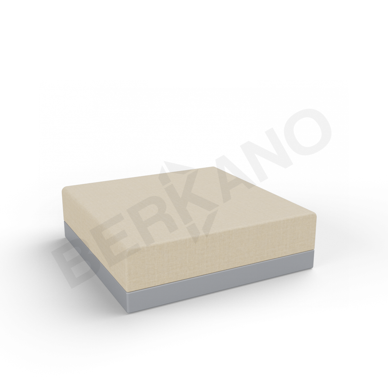 Пуф Quarter modular с подушками графитового цвета / аксессуар бежевого цвета - фото 1