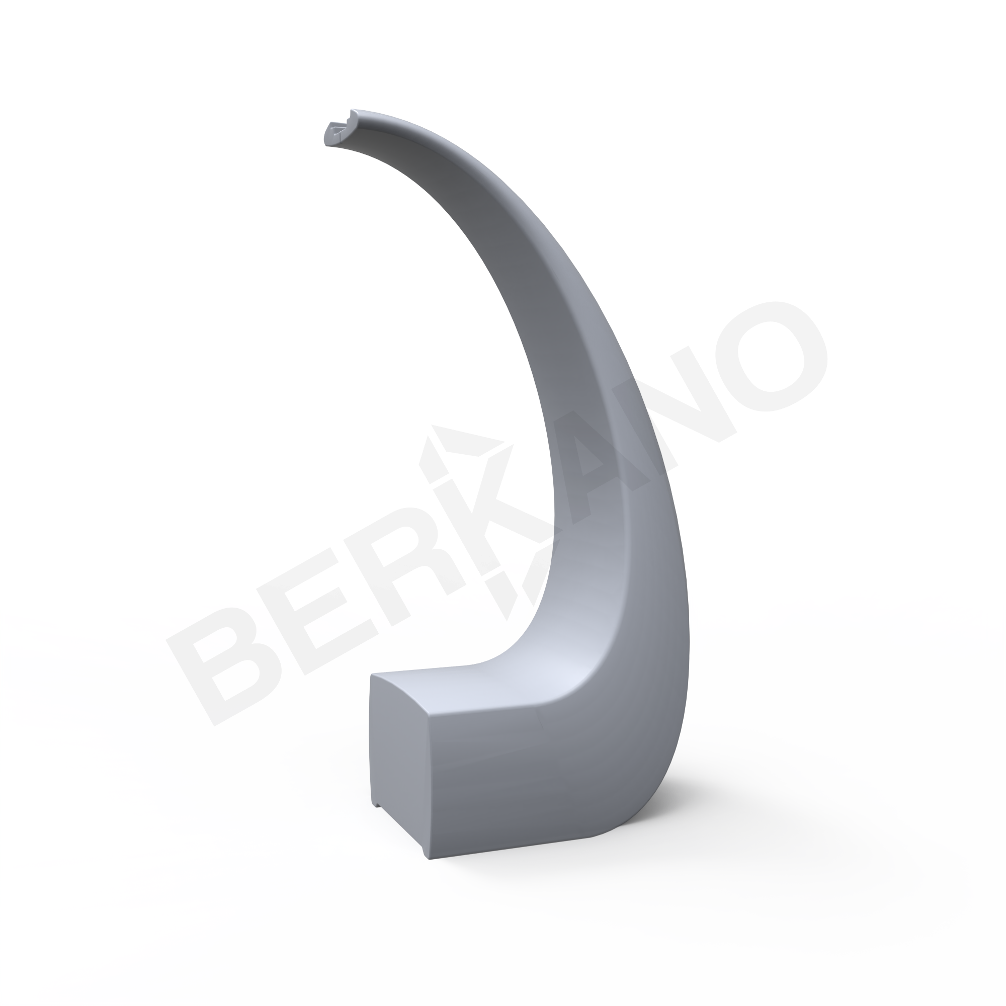 Скамья Track Loop Concrete Gray - фото 1