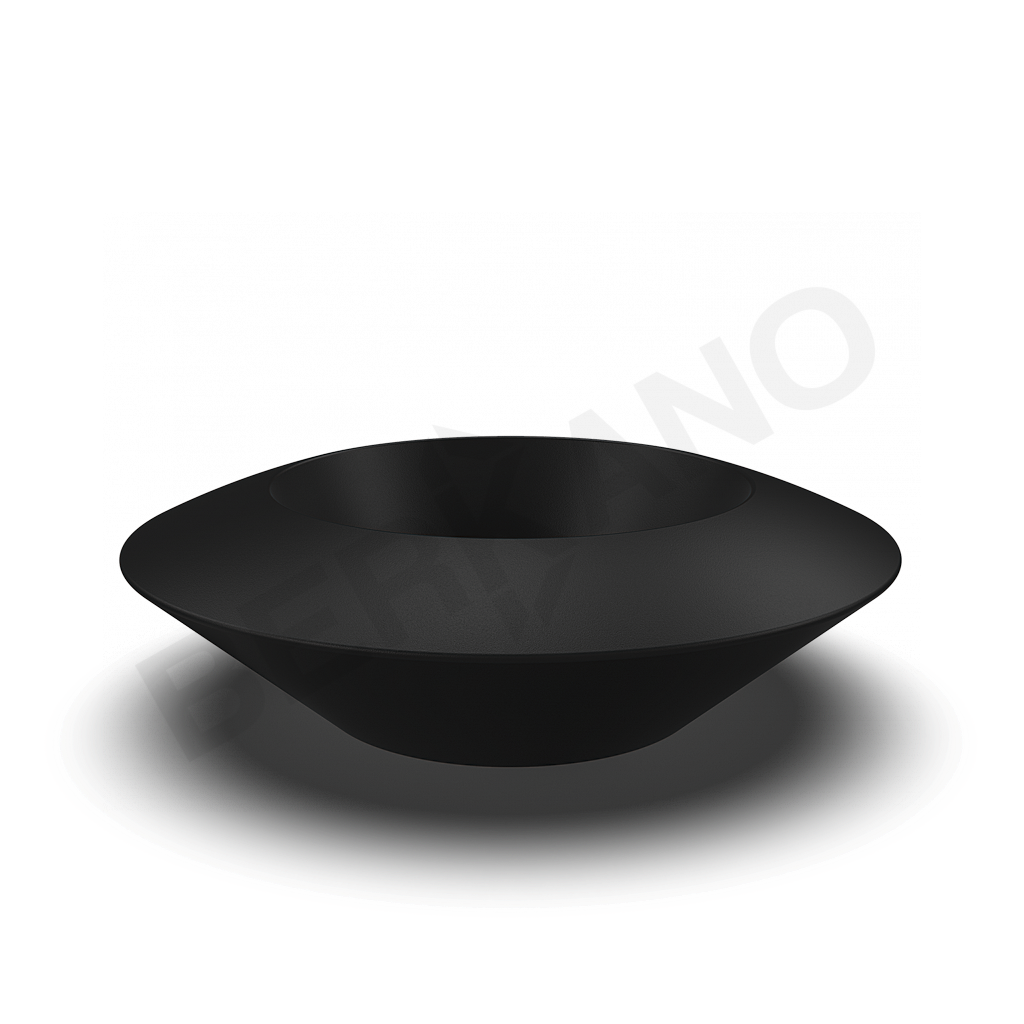 Кашпо Scodella 100 DB черного цвета - фото 1