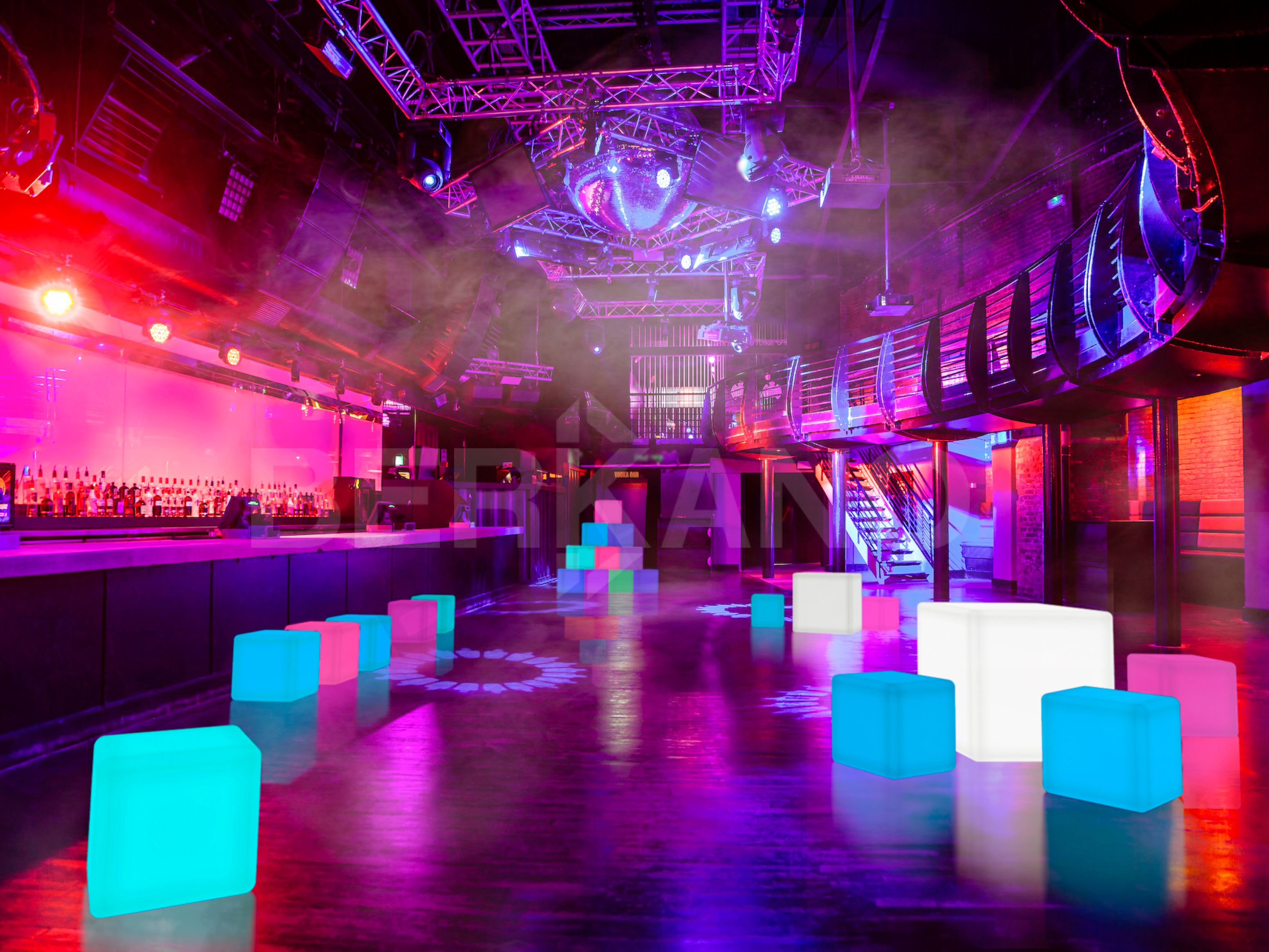 Светящийся куб Cube 40 белого цвета  - фото 3