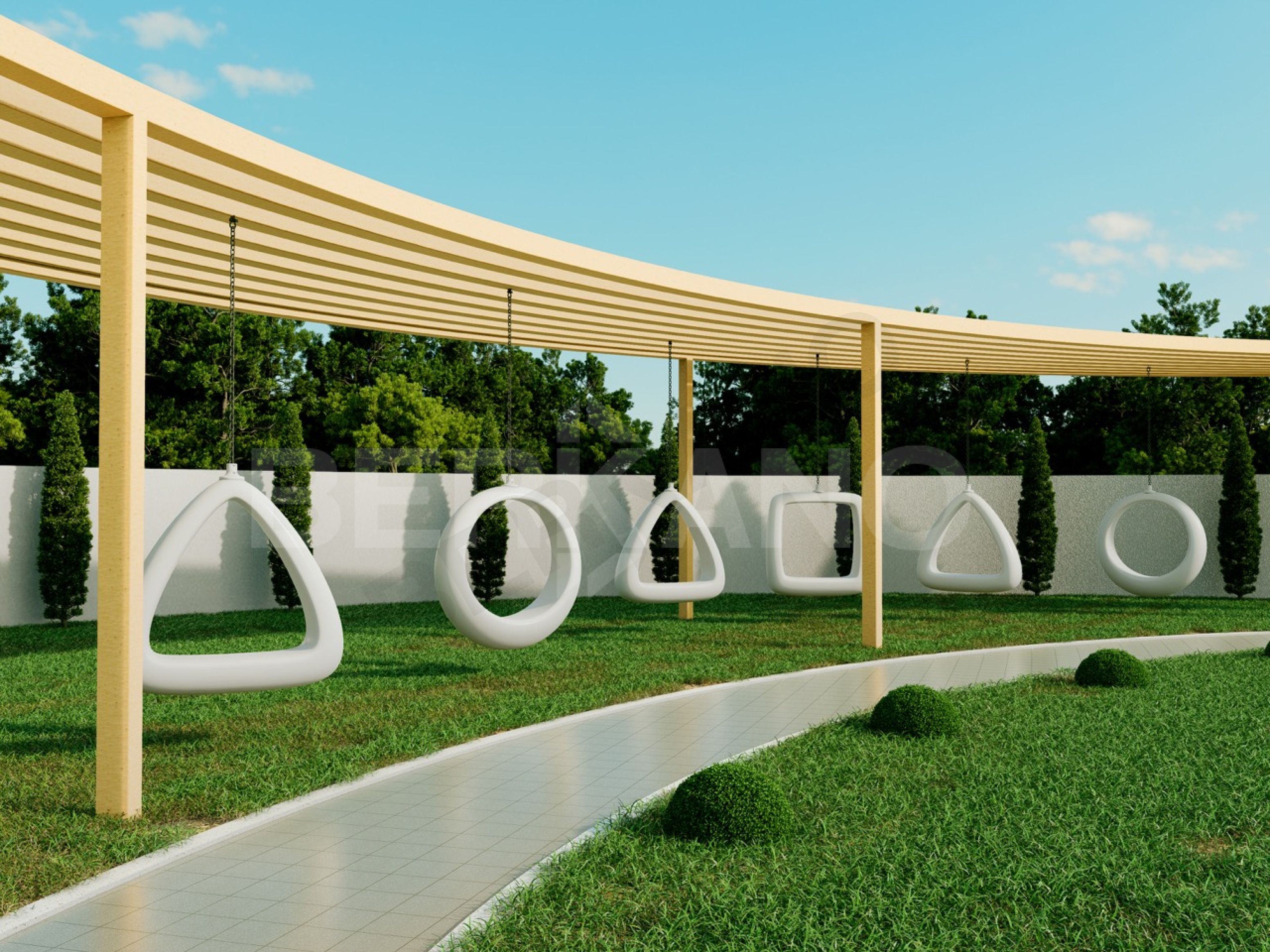 Рама полукруглая для арт-объекта Moon - фото 2