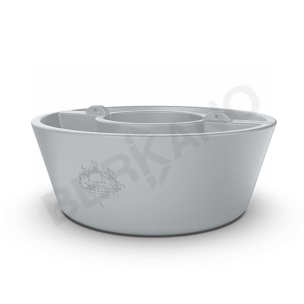 Кашпо Neva 30 серого цвета - фото 1