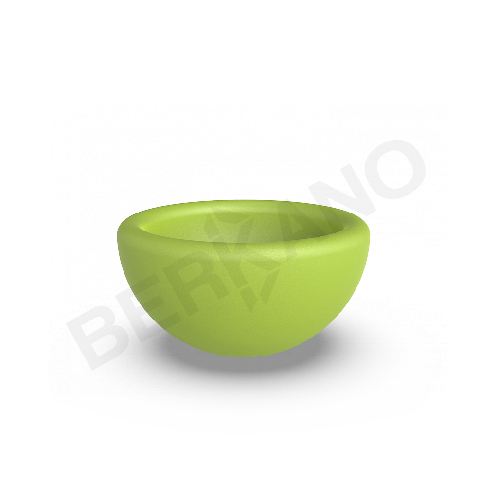 Кашпо Segmento 30 DB зеленого цвета - фото 1