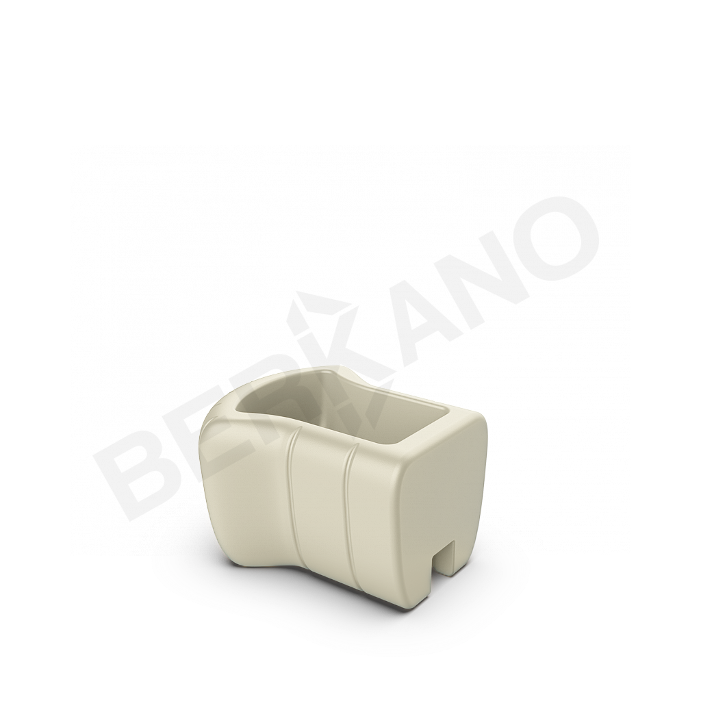 Кашпо-соединитель Y-seat tip DB бежевого цвета - фото 1