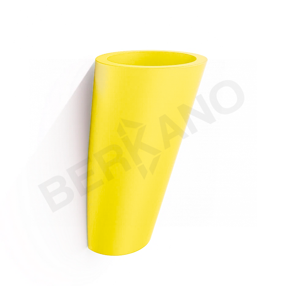 Кашпо Parette 90 DB желтого цвета - фото 1