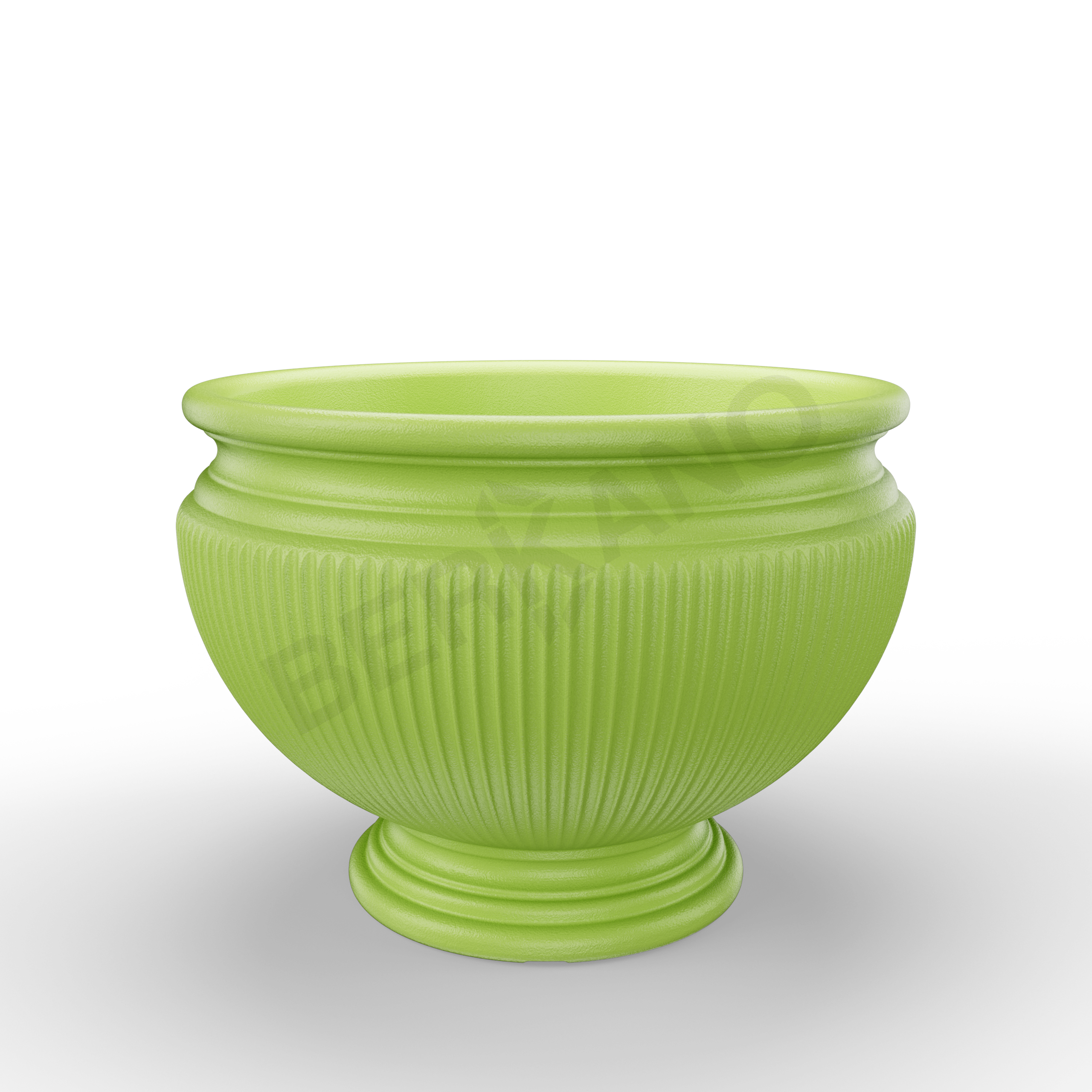 Кашпо Attica 30 зеленого цвета - фото 1