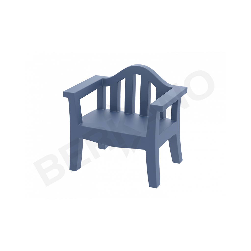 Кресло Province синего цвета - фото 1