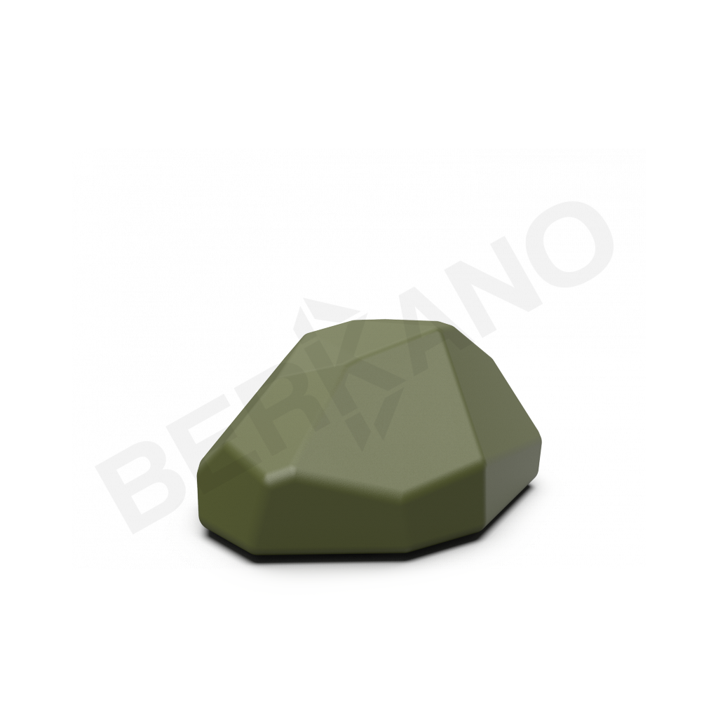 Светильник Polystone 30 темно-зеленого цвета - фото 1