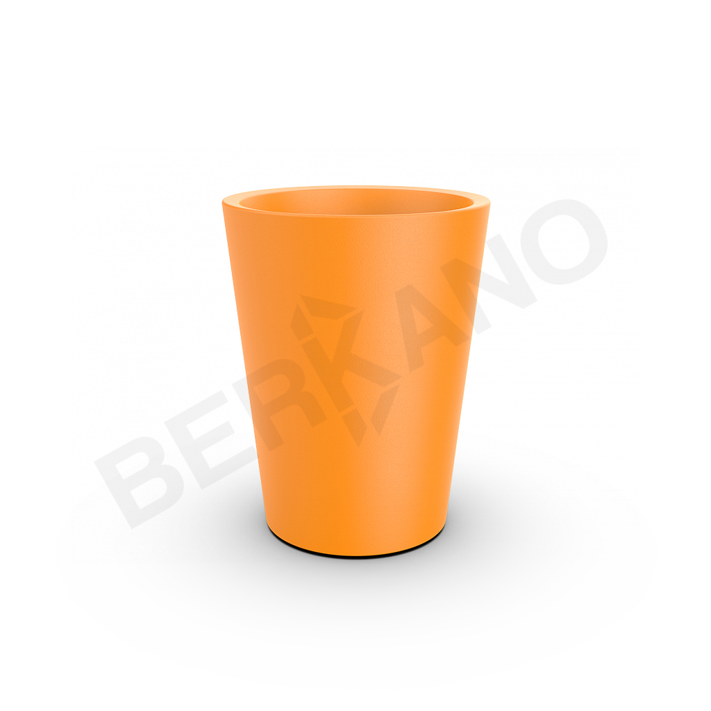 Кашпо Bloom 44 DB оранжевого цвета - фото 1