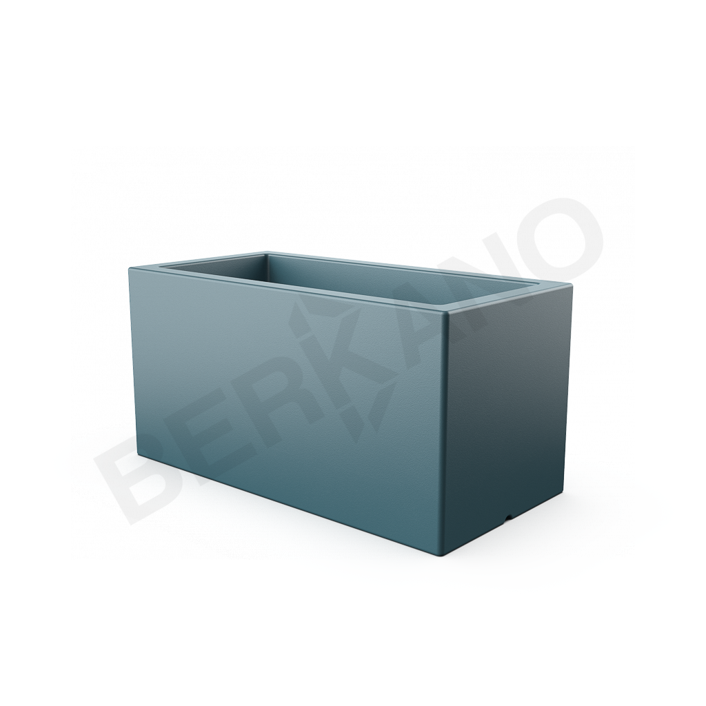 Кашпо Cubric 80*40 бирюзового цвета - фото 1