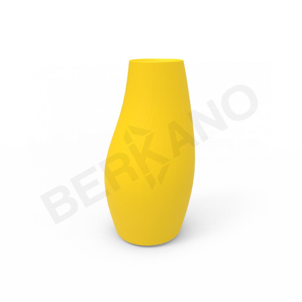 Кашпо Bend 115 желтого цвета - фото 1