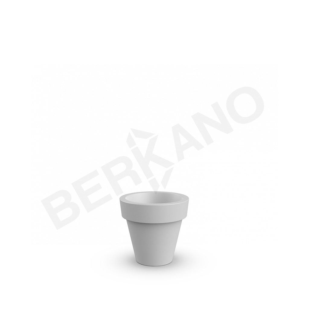Кашпо classic 45 DB белого цвета - фото 1