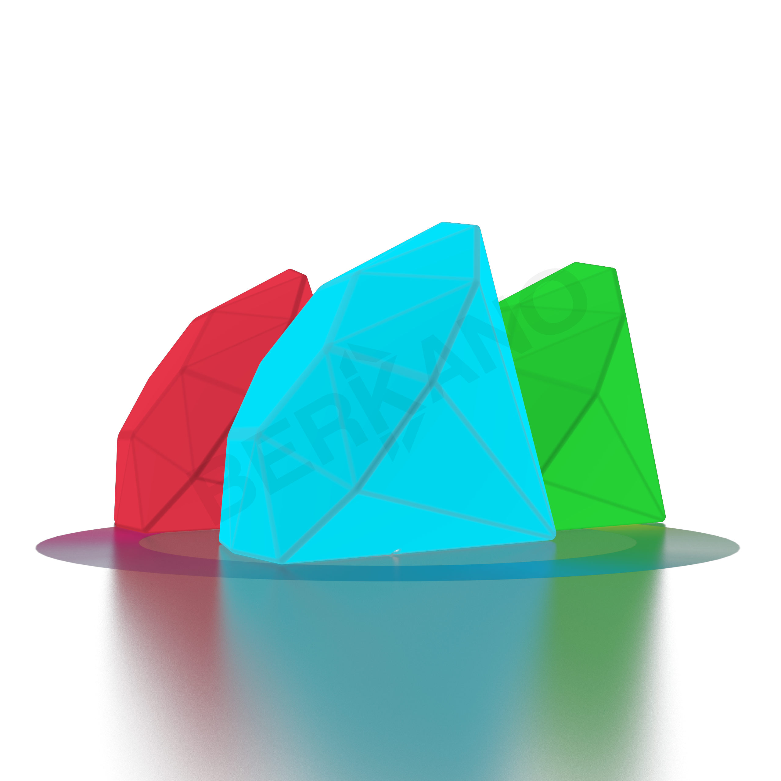 Светильник Diamond 53 белого цвета RGB - фото 2