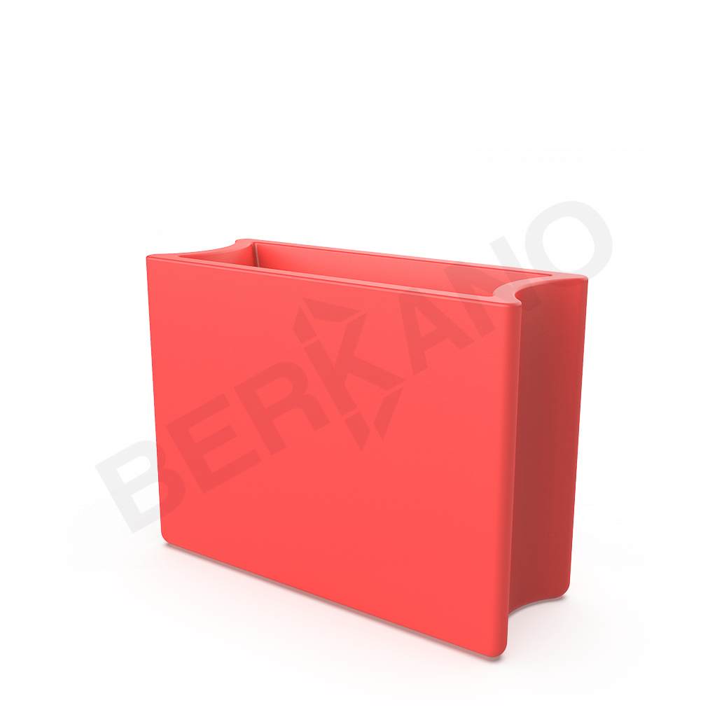 Кашпо Smoov Planter Line DB красного цвета - фото 1