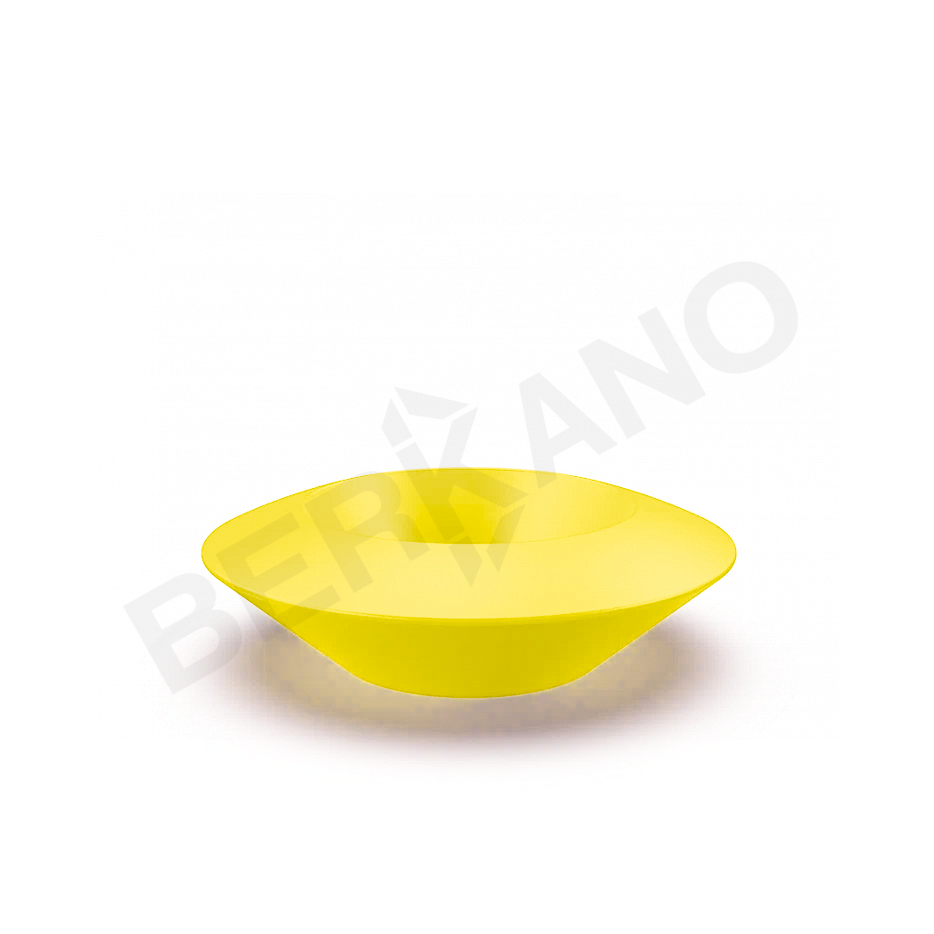 Кашпо Scodella 80 DB желтого цвета - фото 1