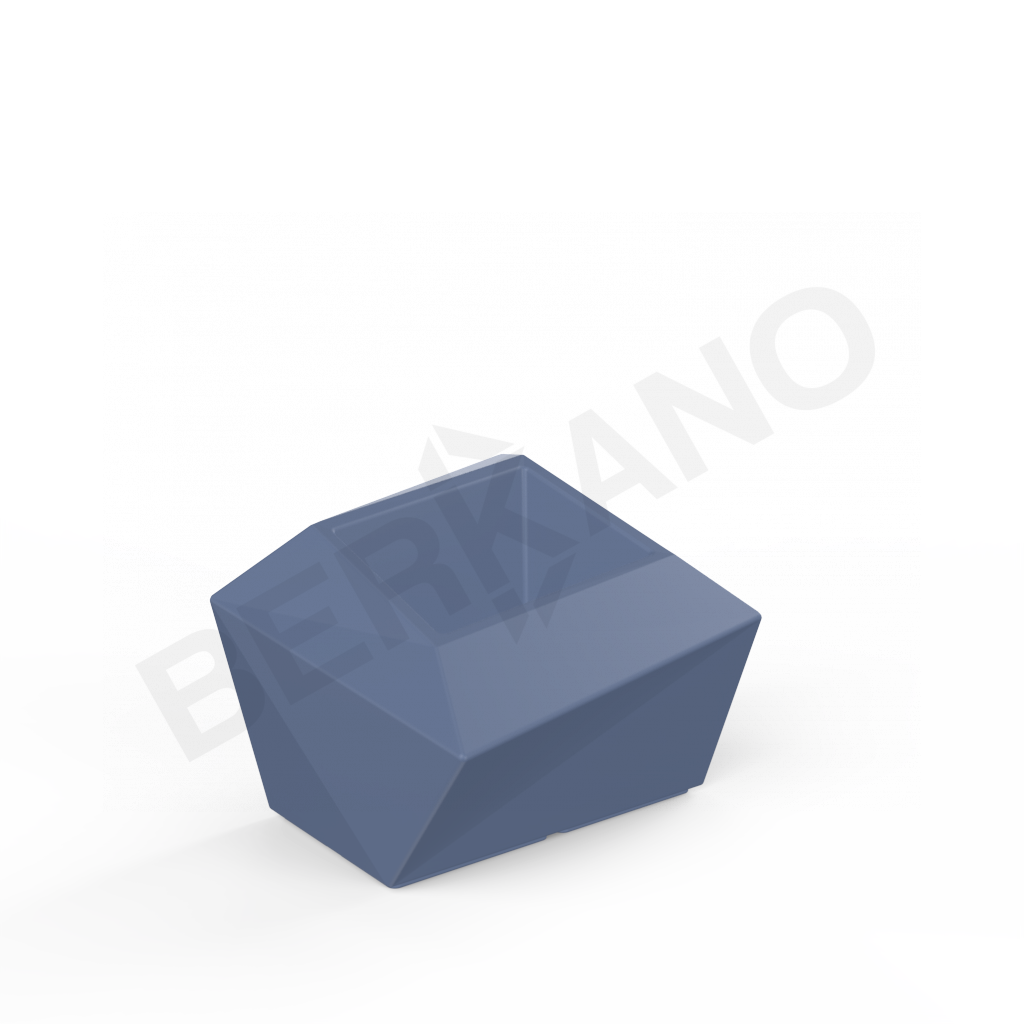 Кашпо Quaro S синего цвета - фото 1