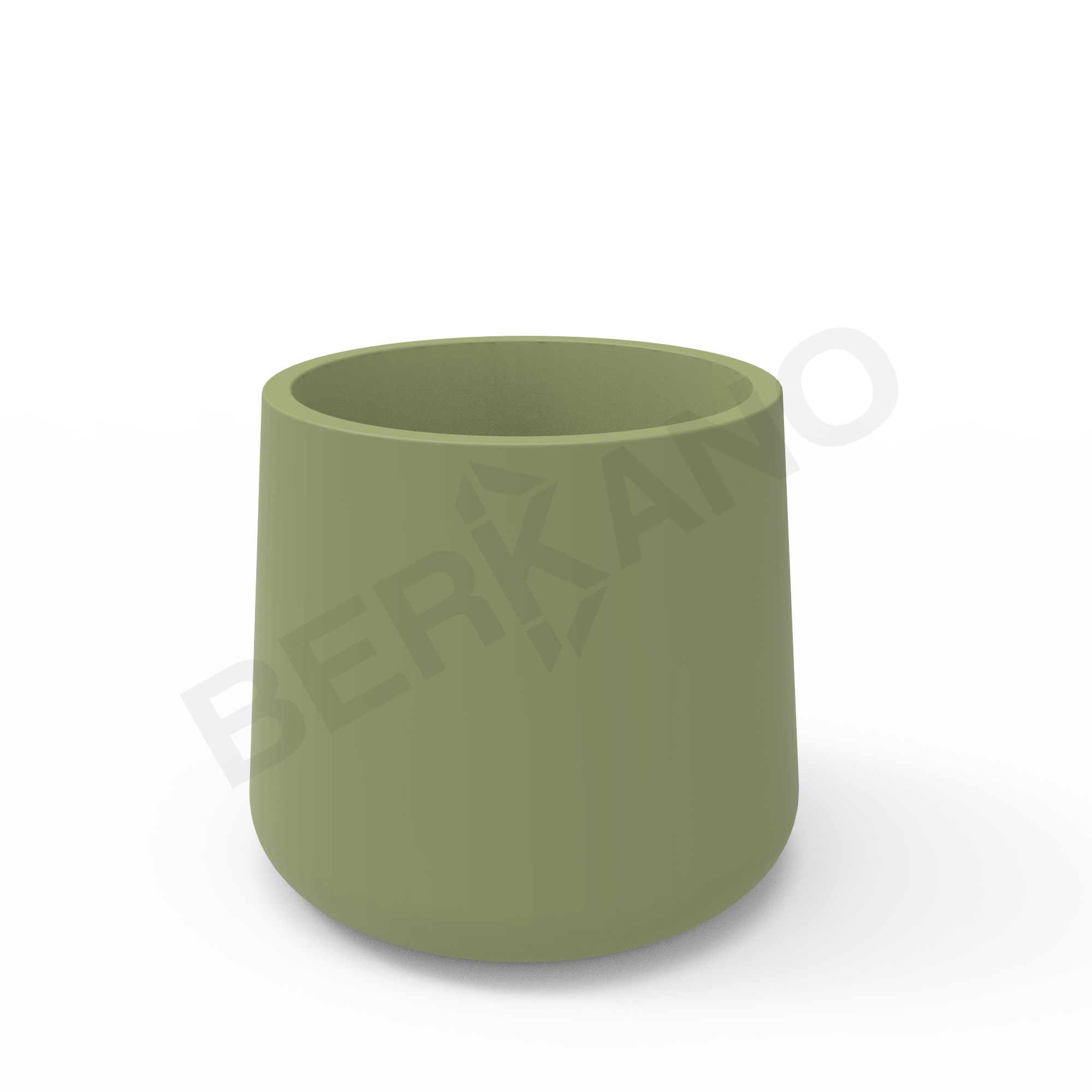 Кашпо Grace planter 90 темно-зеленого цвета - фото 1