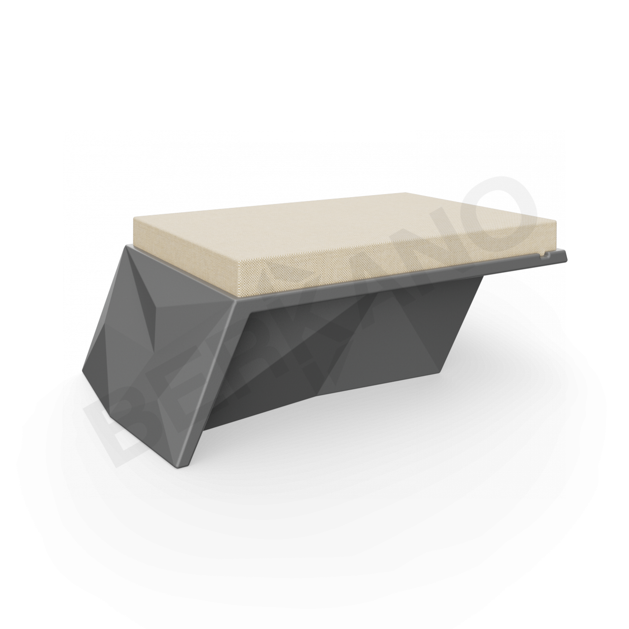 Угловой модуль Quaro с подушками черного цвета / аксессуар бежевого цвета - фото 1